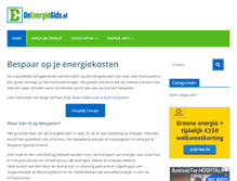 Tablet Screenshot of deenergiegids.nl
